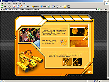 night&nbsp;site template