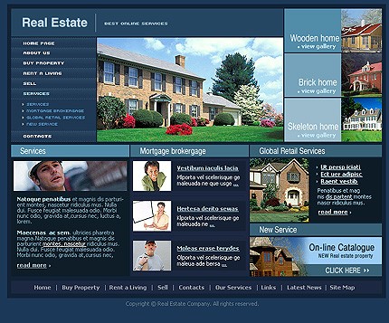 real&nbsp;site template