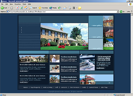 estate&nbsp;website template
