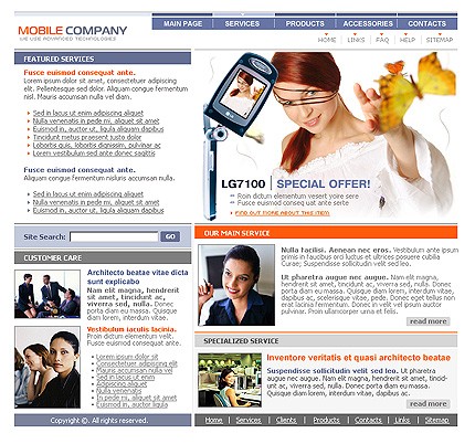 online&nbsp;site template