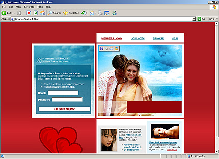 Template #6436, Html Content Page Screenshot
