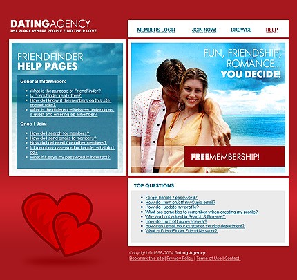 Template #6436, Photoshop Content Page Screenshot