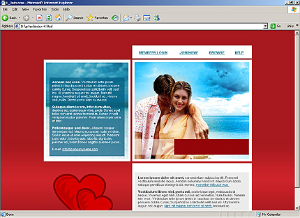 Template #6436, Html Content Page Screenshot