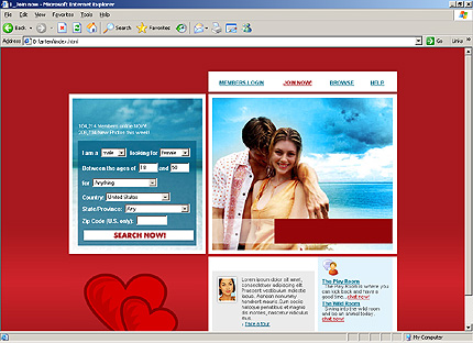Template #6436, Html Homepage Screenshot