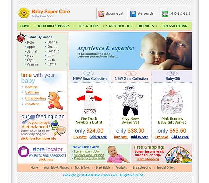 online&nbsp;site template