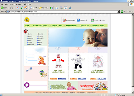 shop&nbsp;website template