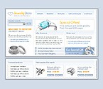 Jewelry web site template 6488