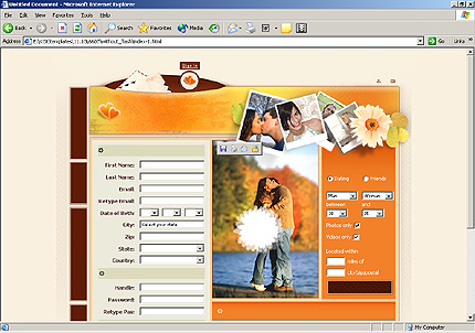 Template #6607, Html Content Page Screenshot