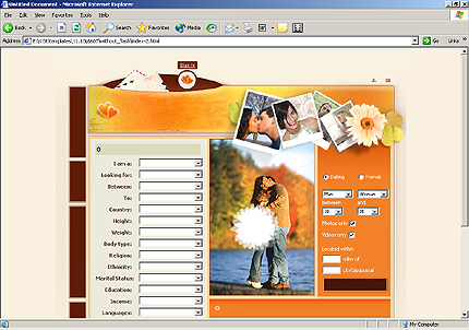 Template #6607, Html Content Page Screenshot