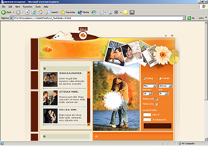Template #6607, Html Content Page Screenshot