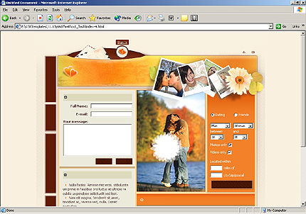 Template #6607, Html Content Page Screenshot