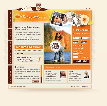 Template #6607, Adobe Photoshop Homepage Screenshot