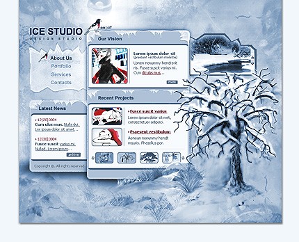 ice&nbsp;site template