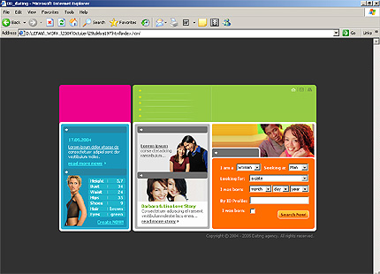 Template #6771, Html Homepage Screenshot