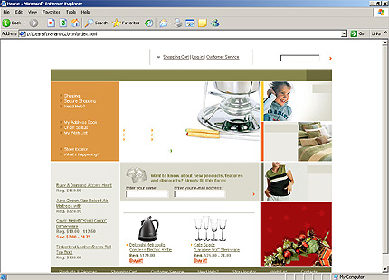 presents&nbsp;website template