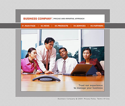 business&nbsp;site template