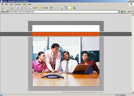 business&nbsp;site template