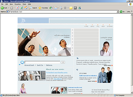 company&nbsp;website template