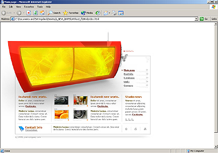 studio&nbsp;website template