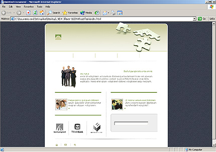 business&nbsp;site template