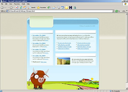 company&nbsp;website template