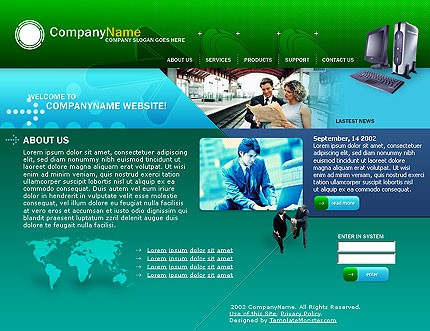 business&nbsp;site template
