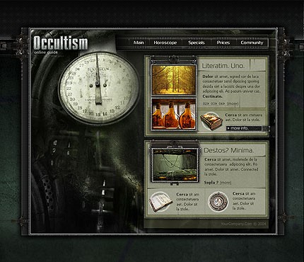 science&nbsp;site template