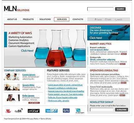 business&nbsp;site template