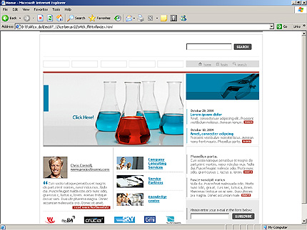 company&nbsp;website template
