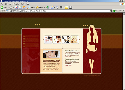 fashion&nbsp;site template
