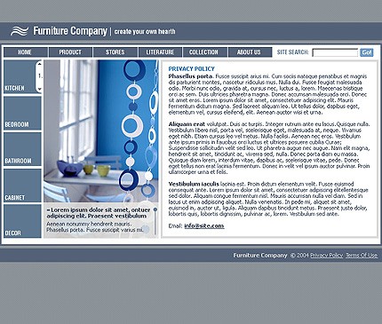 furniture&nbsp;site template
