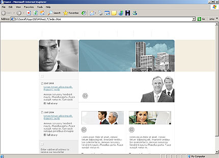 company&nbsp;website template