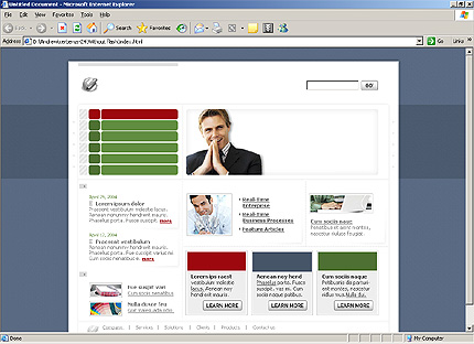 company&nbsp;website template