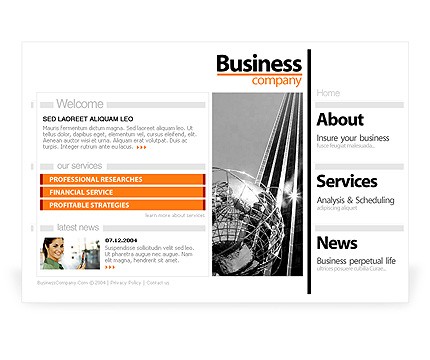business&nbsp;site template