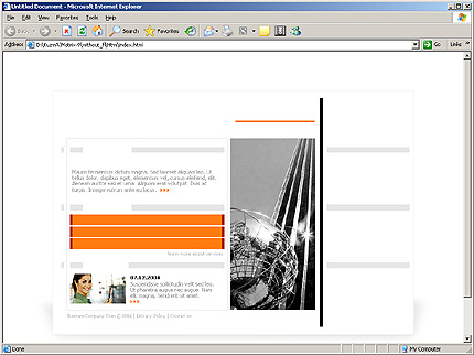 business&nbsp;site template