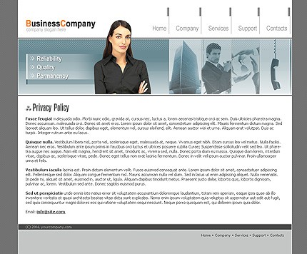 business&nbsp;site template
