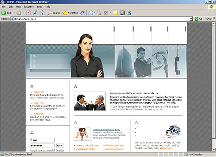 company&nbsp;website template