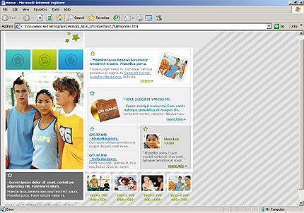 music&nbsp;site template