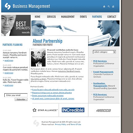 business&nbsp;site template