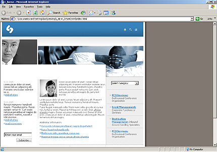 company&nbsp;website template