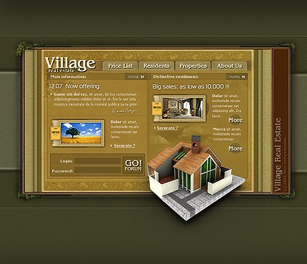 Template #7594, Adobe Photoshop Homepage Screenshot