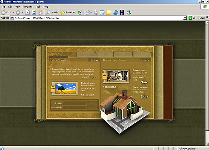 Template #7594, Html Homepage Screenshot