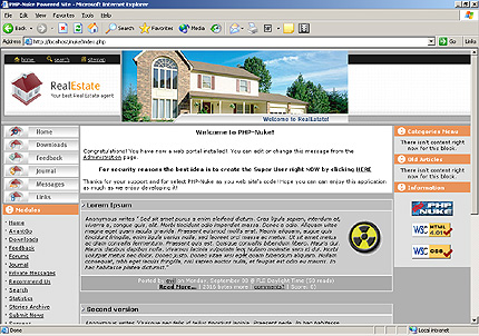 real&nbsp;site template