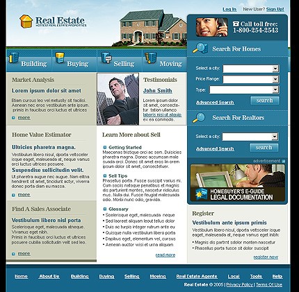 real&nbsp;site template