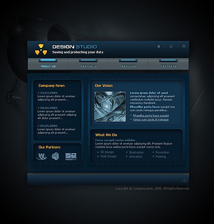 design&nbsp;site template