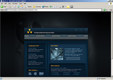 design&nbsp;site template