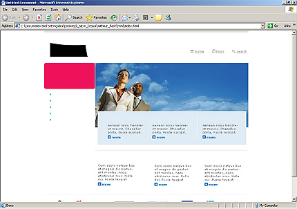 company&nbsp;website template