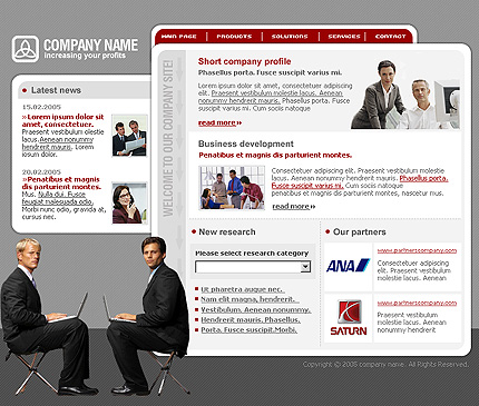 business&nbsp;site template