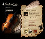 Template #7821Added: 2005-03-15Price: $69.00Categories: Flash Site, Most Popular, MusicKeywords: personal, page, musician, violin, notes, feather, ink, composer, web, page, site, compositions, biography, events, gallery, discography, releases, show, individuality, sounds, cd, photos, organization, fun, club, autograph, admirer, soul, time-table, concerts, guestbookIncluded: .PSDbr.HTMLbr.FLAbr.SWF