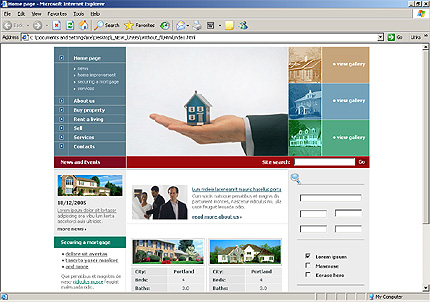 estate&nbsp;website template